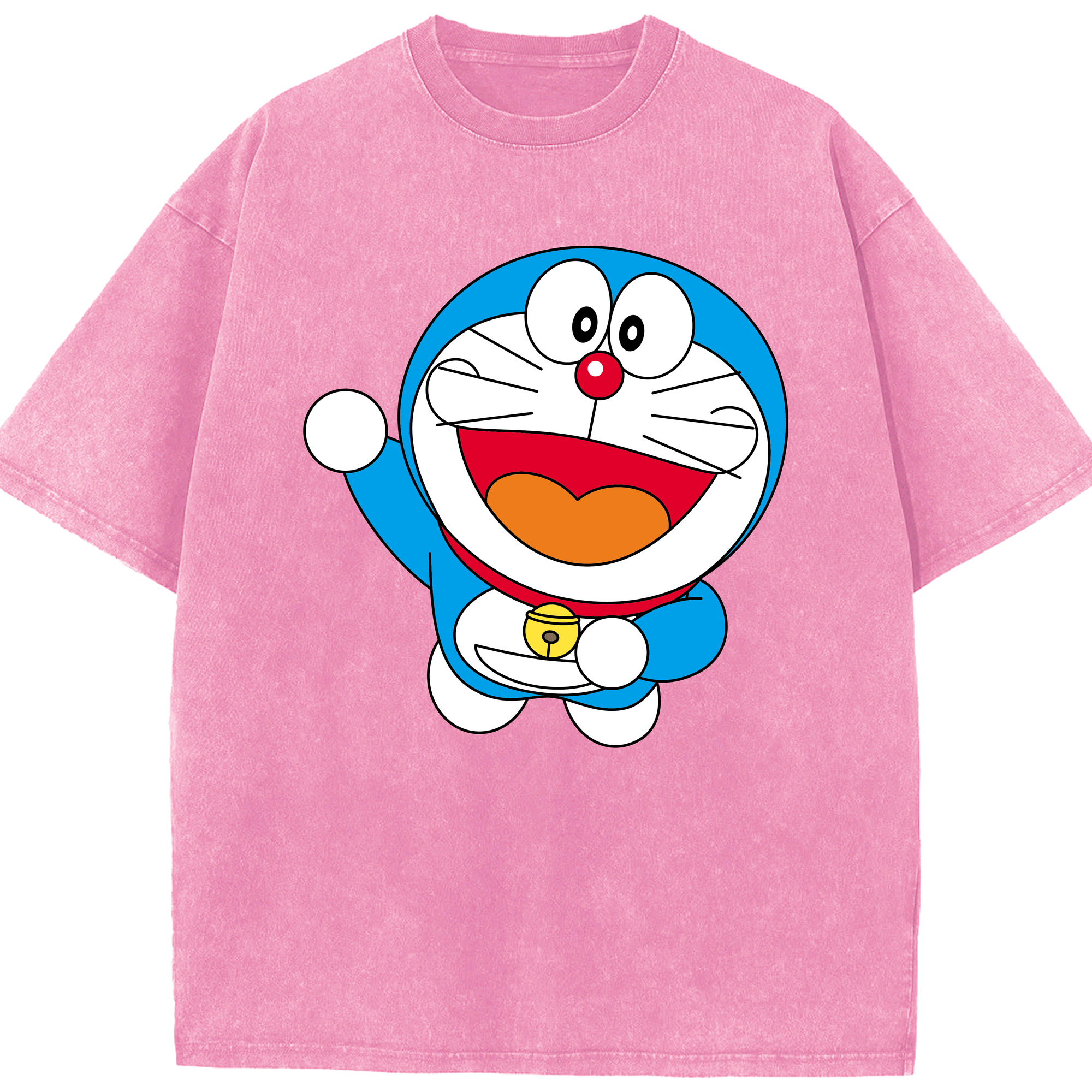 （画像用） ドラえもん Doraemon 綿100% ヴィンテージ風 半袖Tシャツ（フロントプリント）
